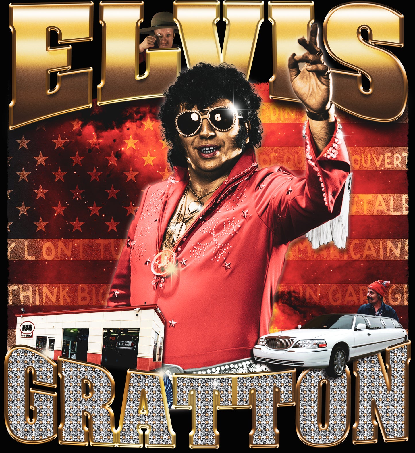 Elvis Gratton (Hip-Hop Bootleg T-Shirt)