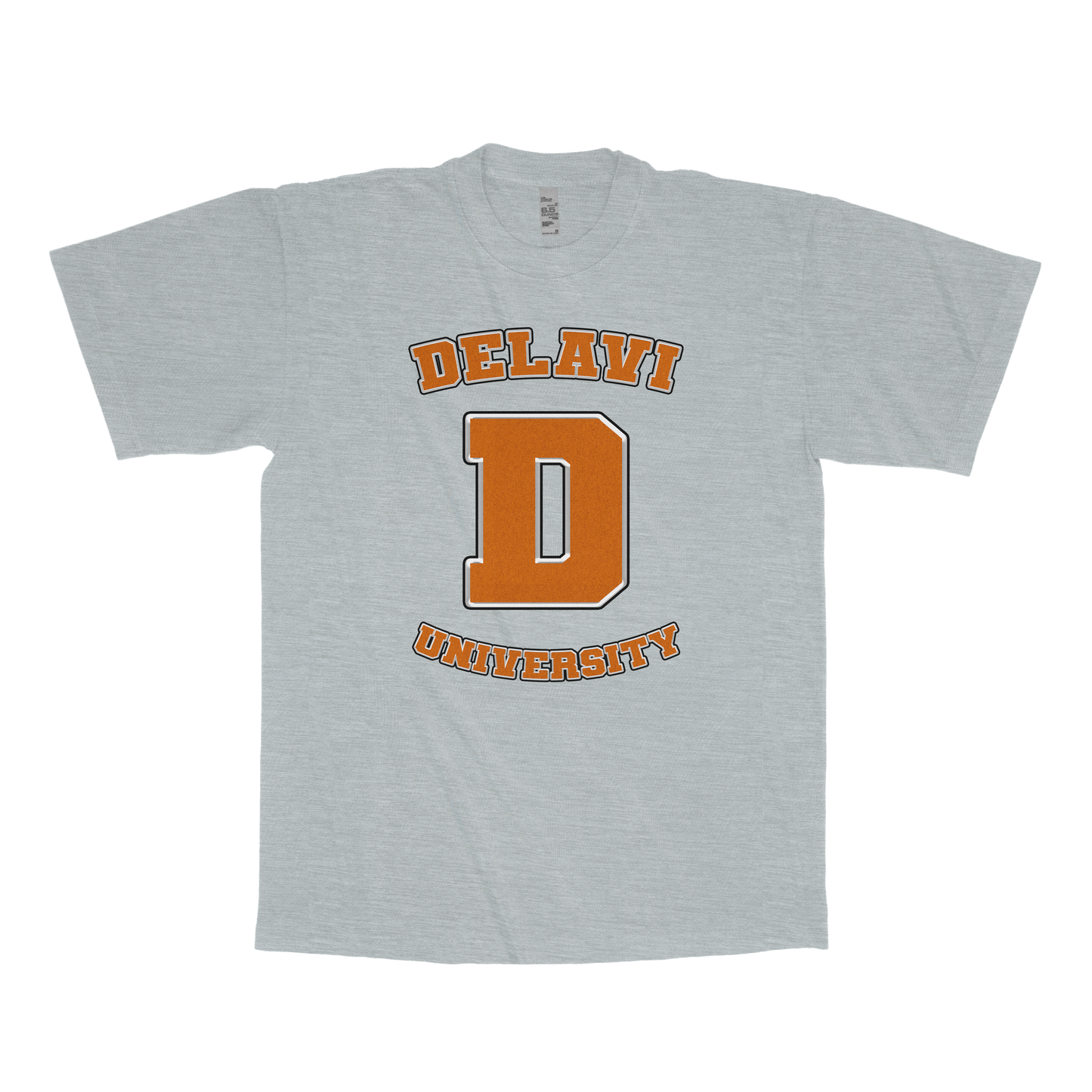 DELAVI - Orange - University (FAKE U T-Shirt)